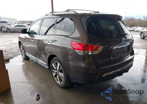 2016 Nissan Pathfinder Platinum from USA, damaged, VIN 5N1AR2MN3GC633494